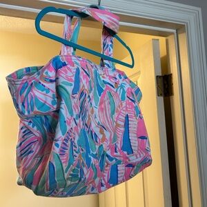 Lilly Pulitzer Canvas Beach Bag